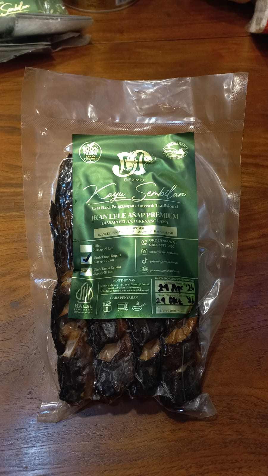 Ikan Lele Asap Basah (4 Ekor)